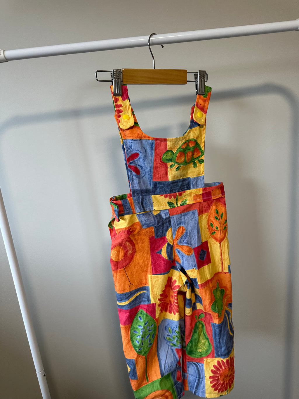 Bright overalls