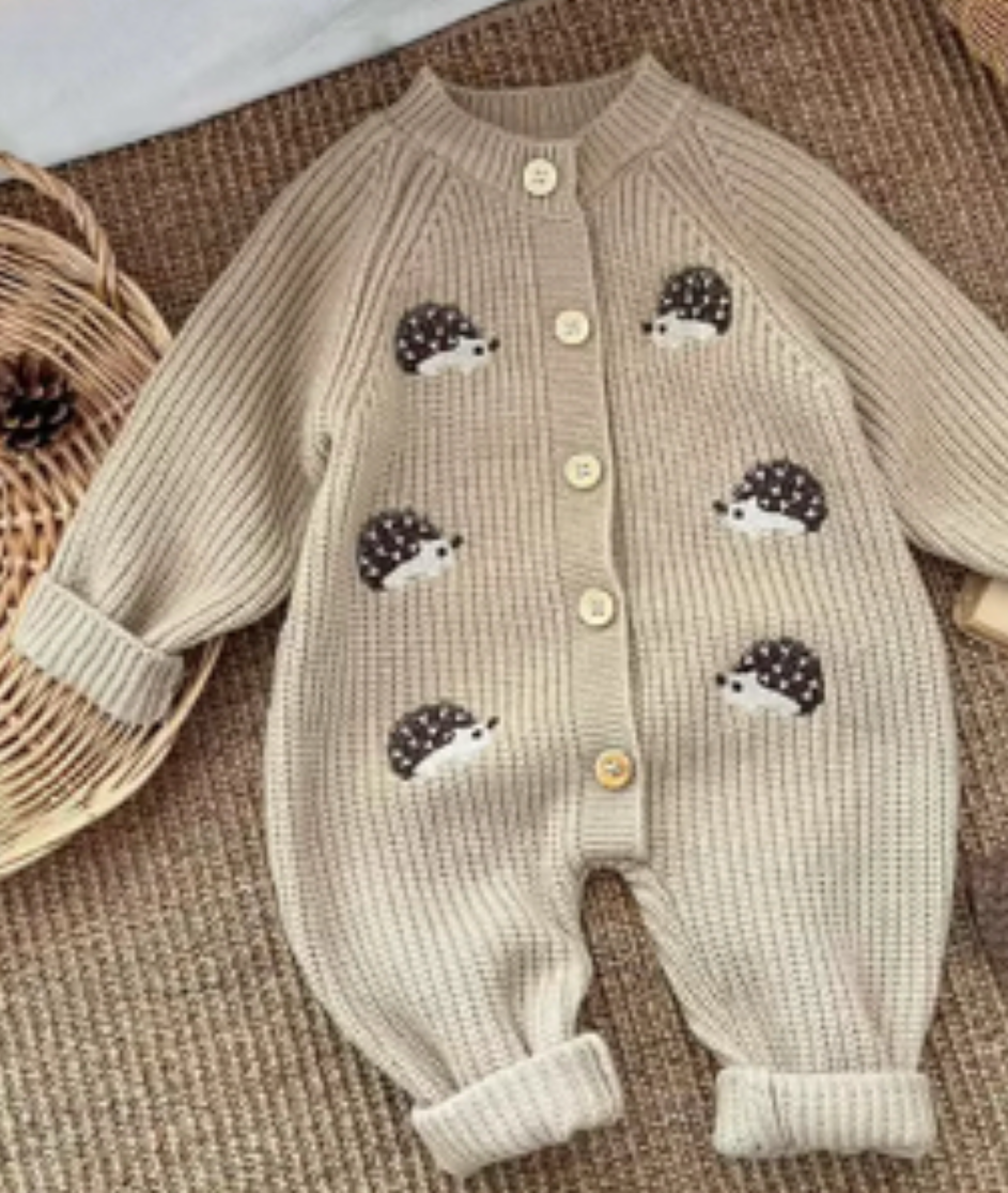 Echidna Knitted Onsie